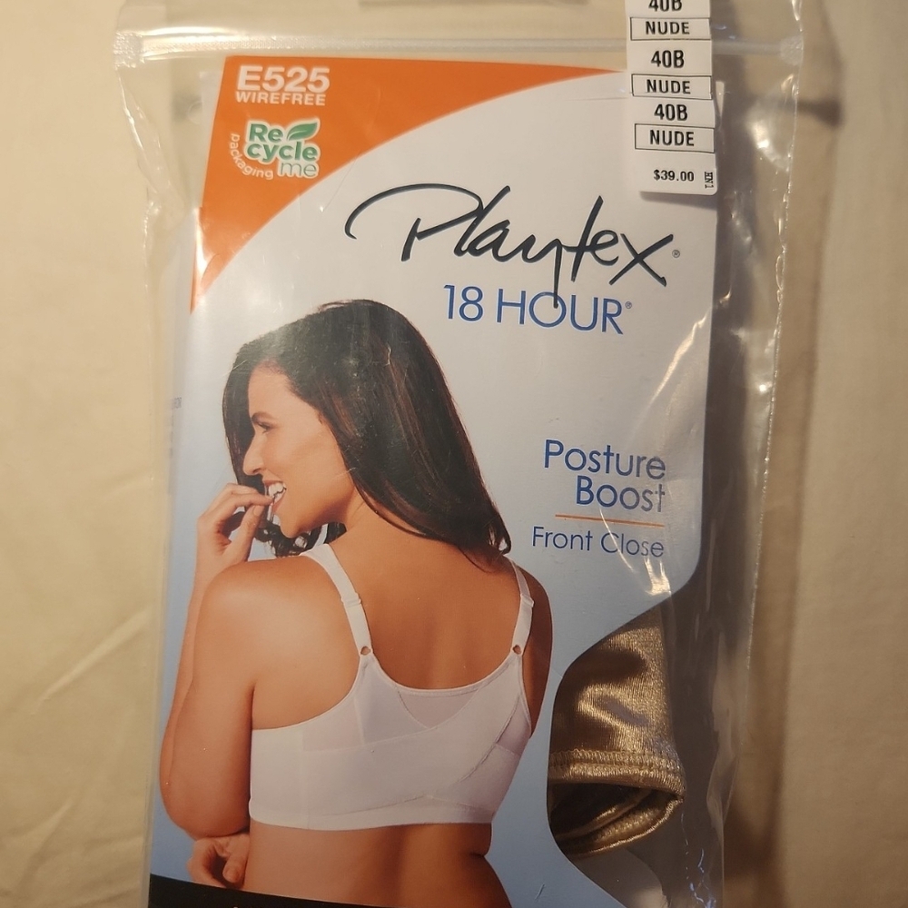 Playtex Wire-Free Support Bra - White